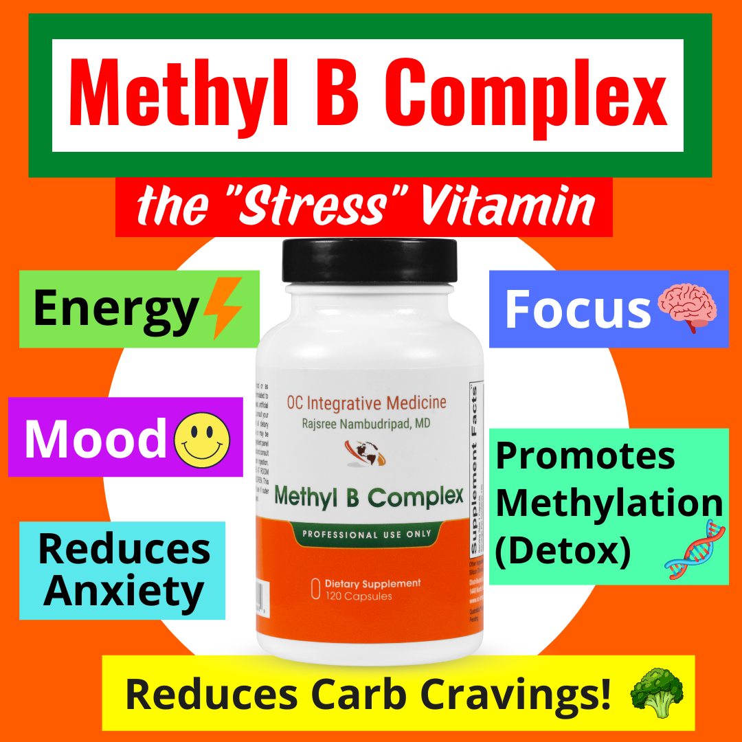 Methyl B Complex, The "Stress" Vitamin – Supplements By Dr. Rajsree