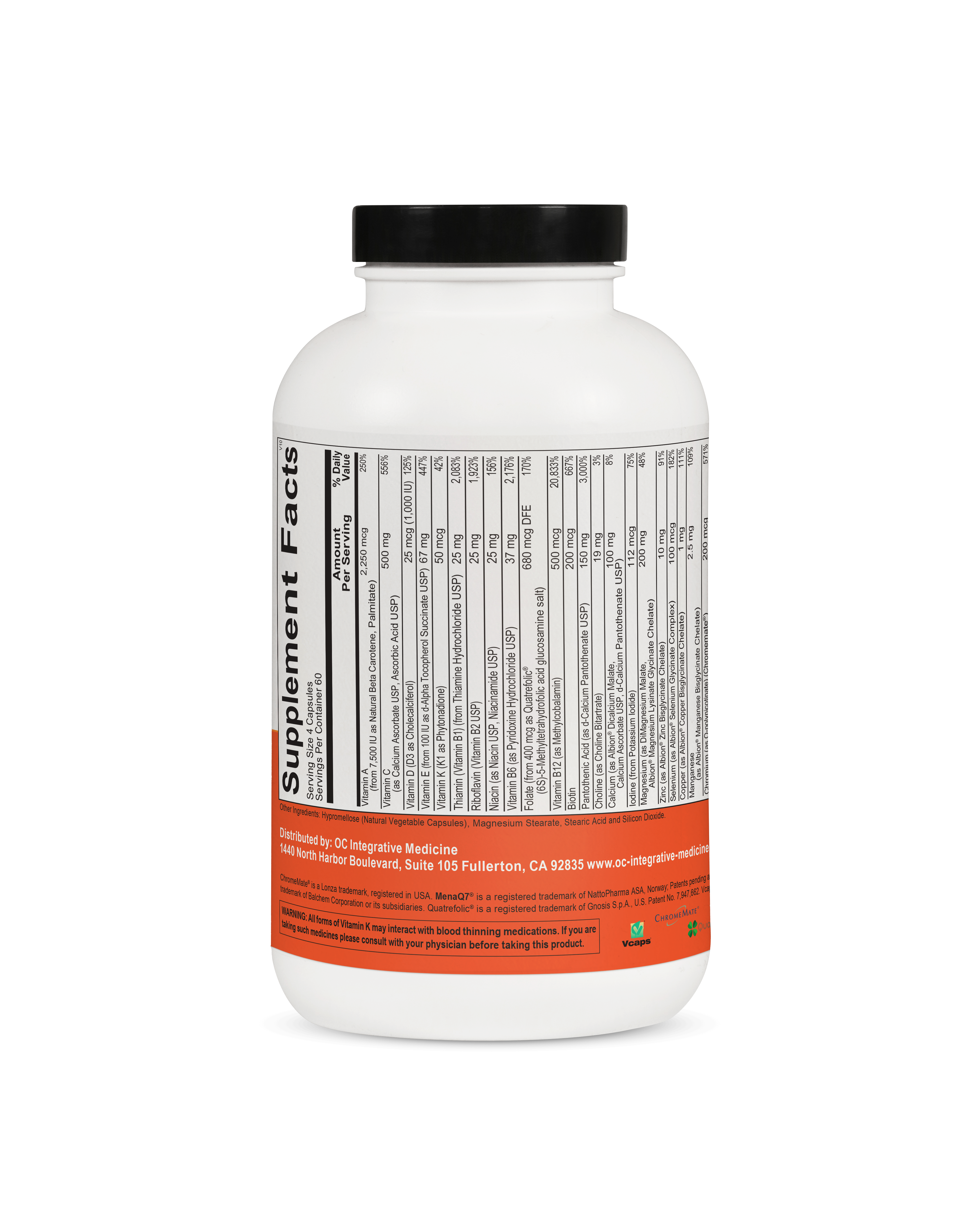 Multivitamin without Iron