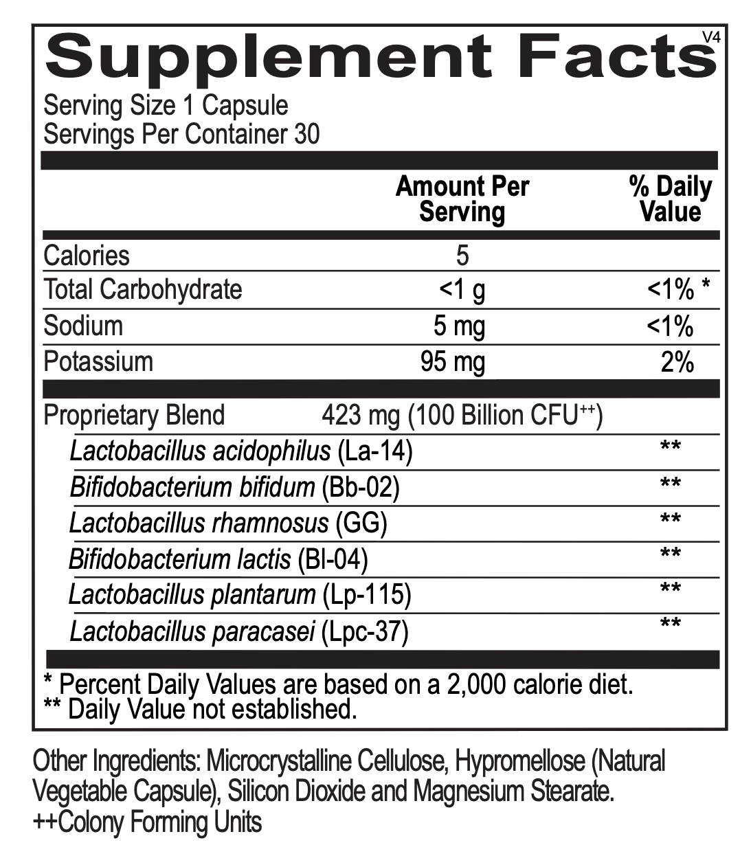 Probiotic 100 Billion