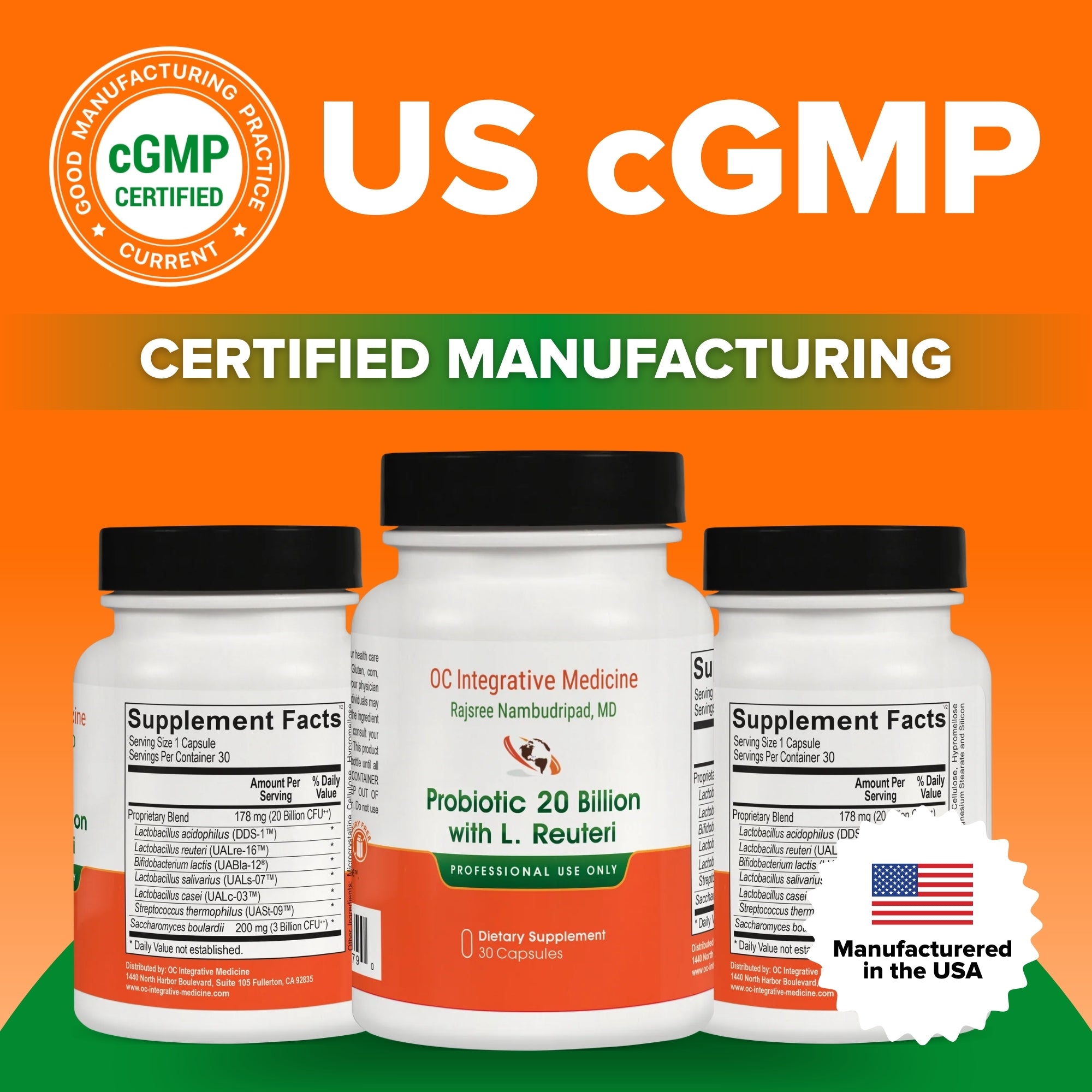 Probiotic 20 Billion with L. Reuteri