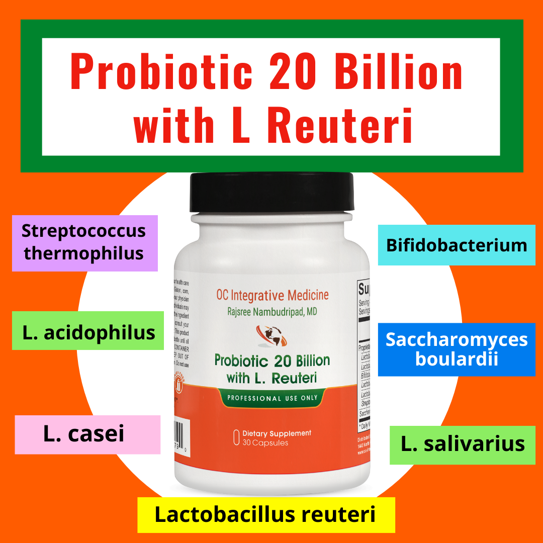 Probiotic 20 Billion with L. Reuteri
