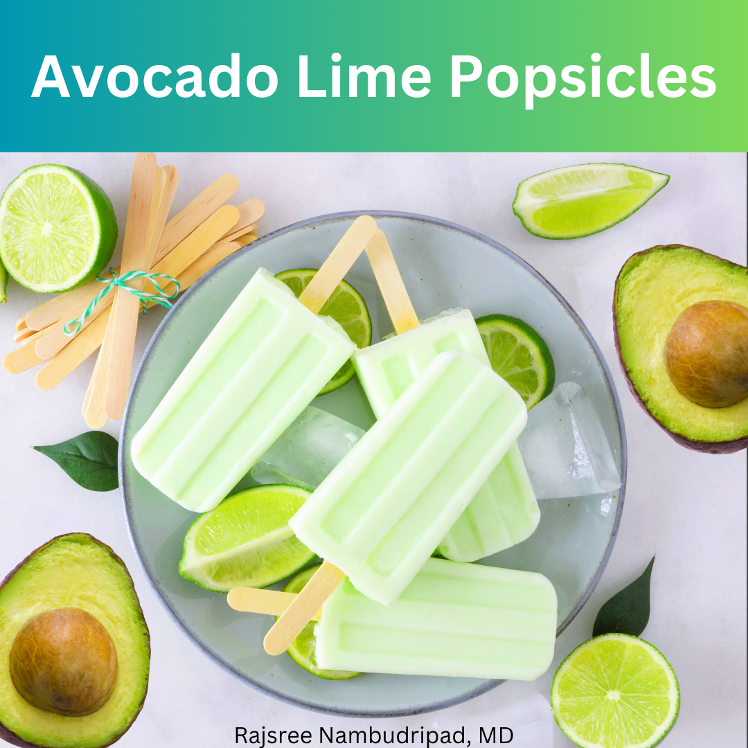 Avocado 🥑 Lime Popsicles!