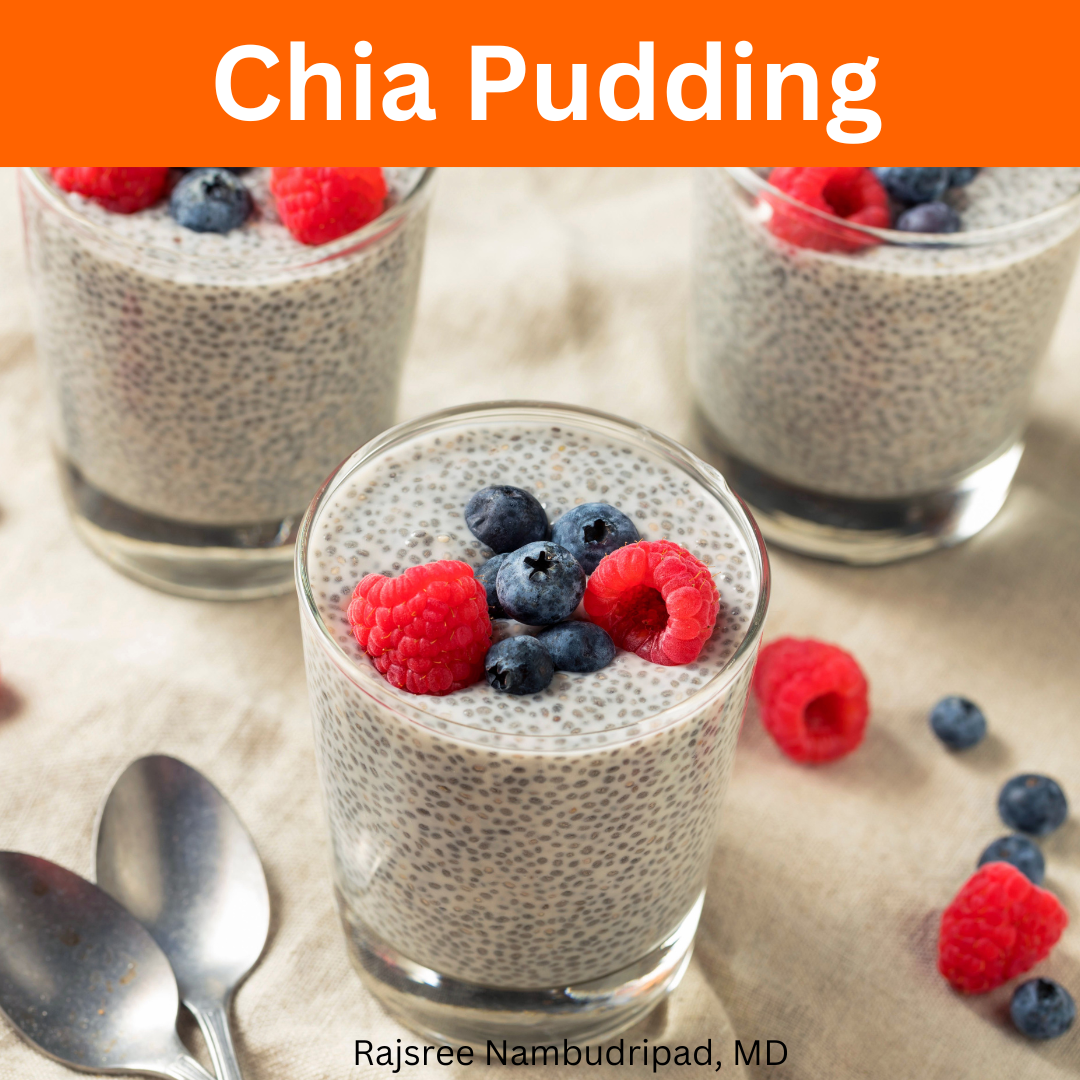 Healthy Breakfast Recipe:  Chia Pudding