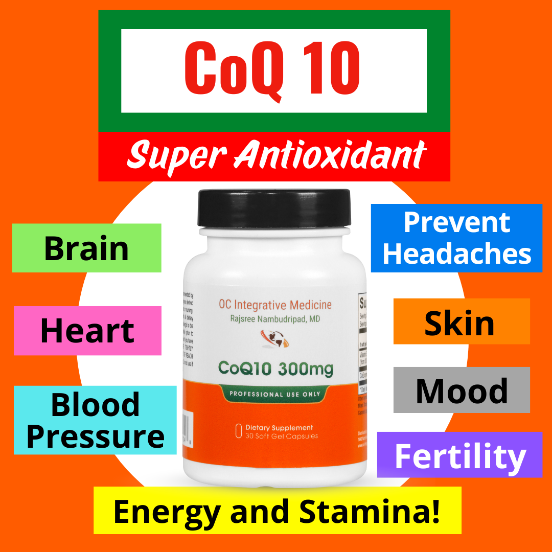 Super-Antioxidant for your Mitochondria:  CoQ 10!