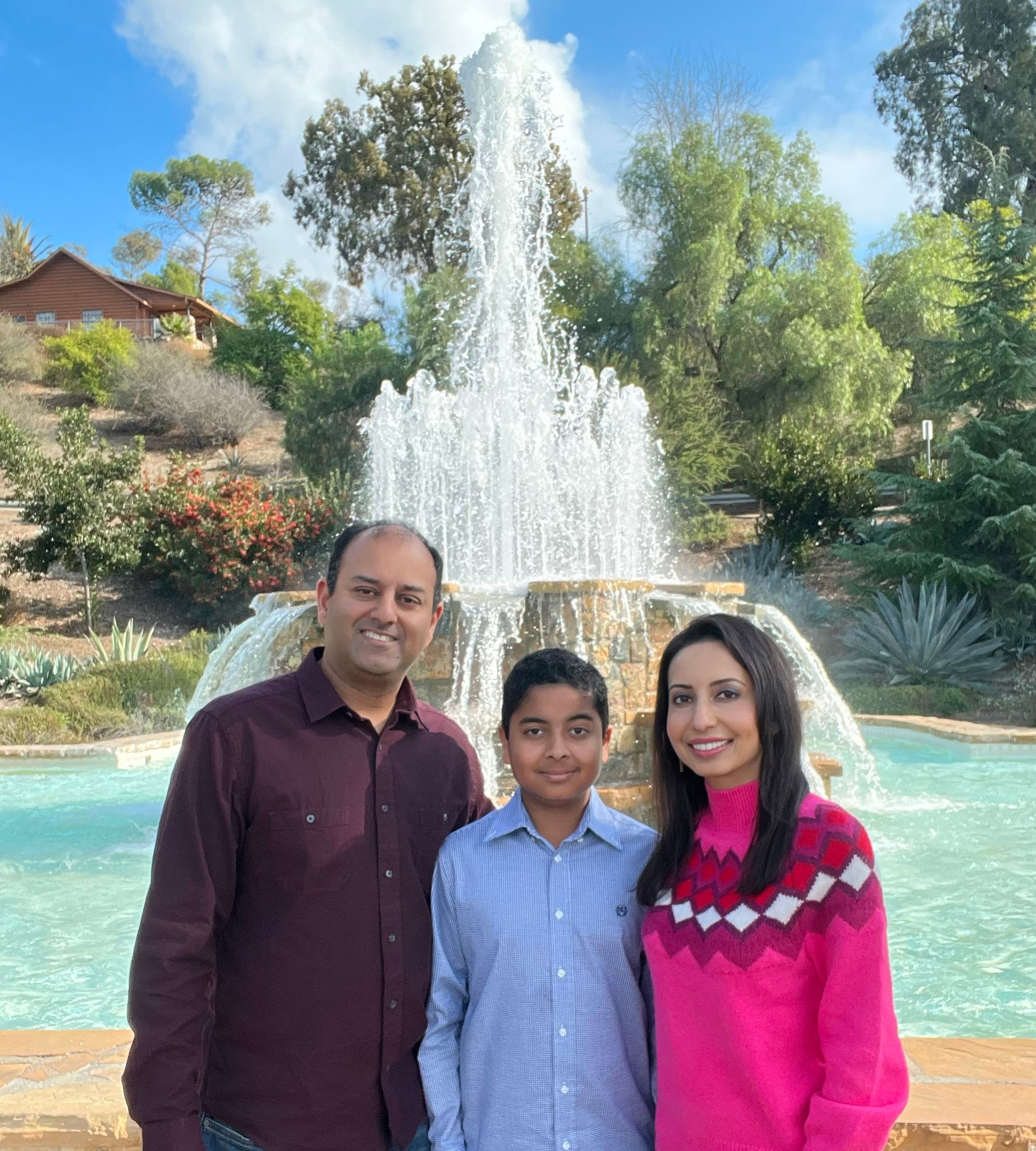 Happy New Year from the Nambudripad Family! 🌟