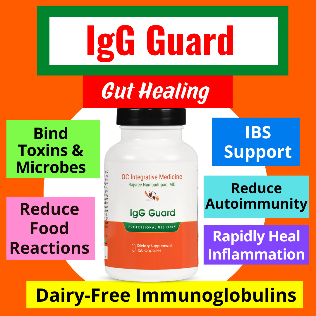 Healing Gut Inflammation:  L Glutamine and IgG Guard