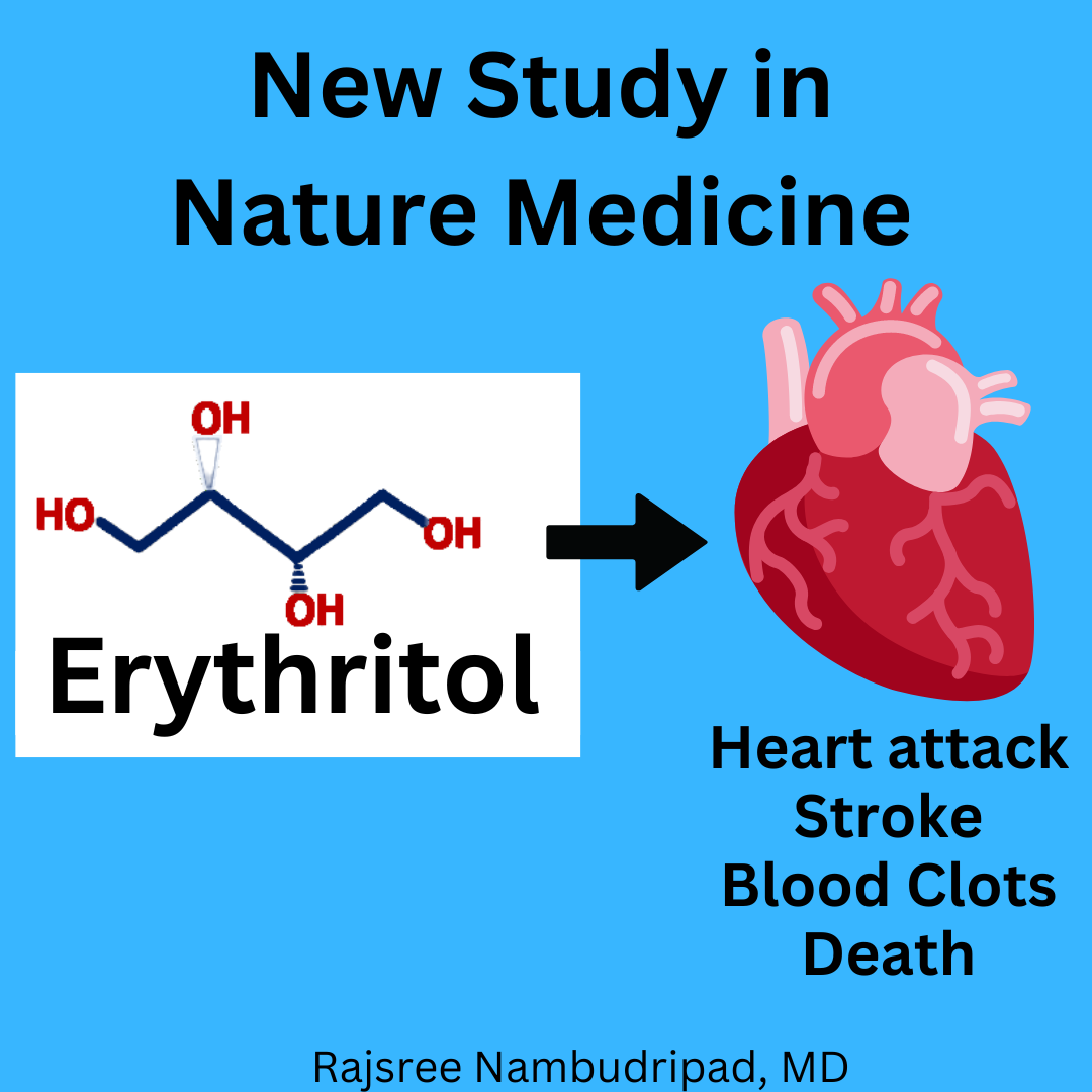 New Study Reveals the Dangers of ERYTHRITOL