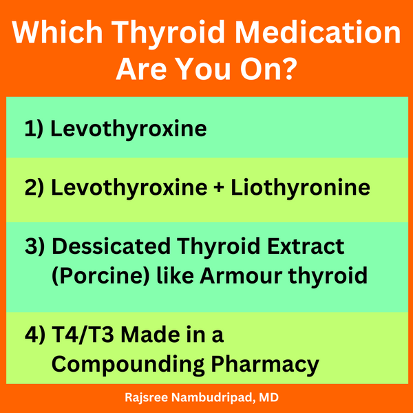 Which Thyroid Medication Are You On?