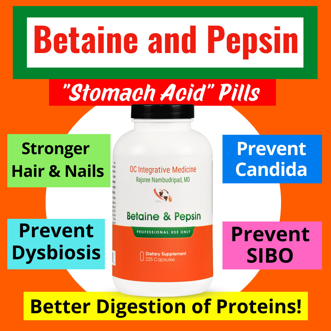 Betaine and Pepsin