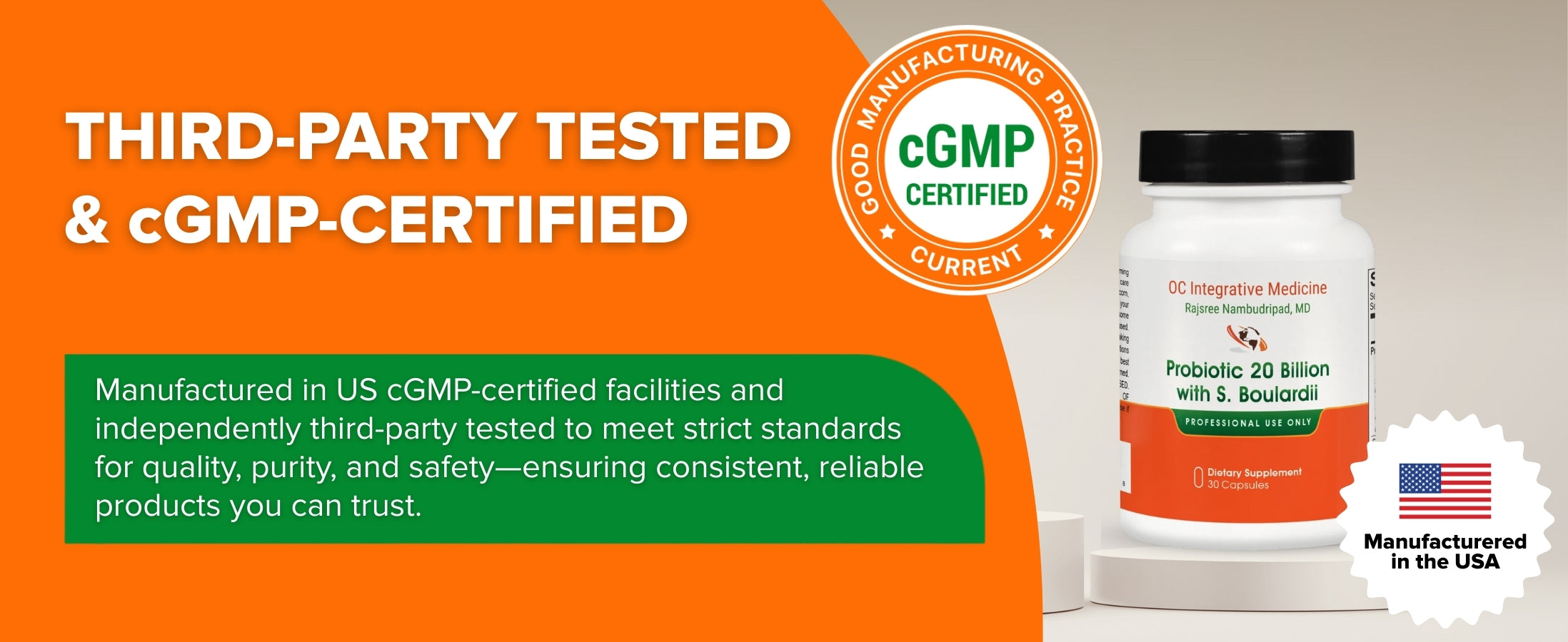 Probiotic 20 Billion with S. Boulardii banner image