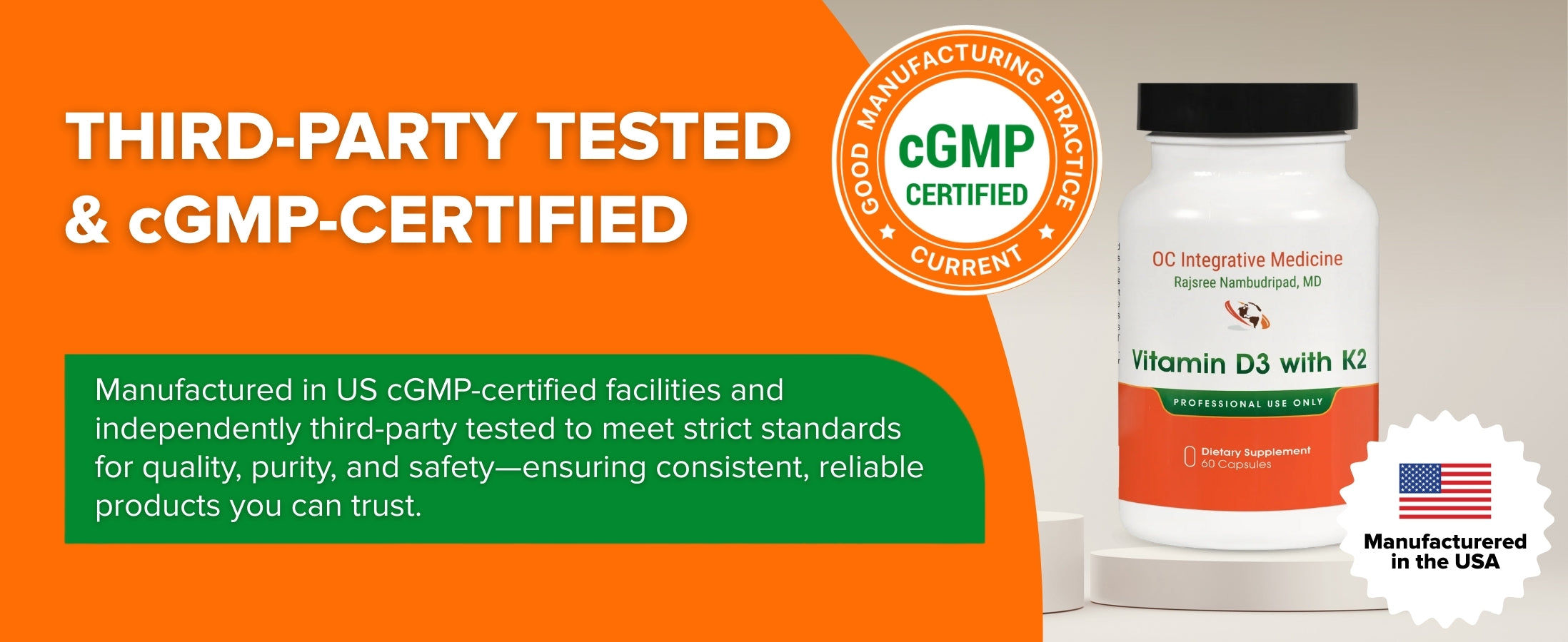 Vitamin D3 with K2 banner image