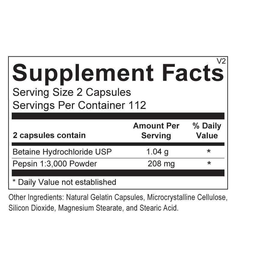 Betaine and Pepsin